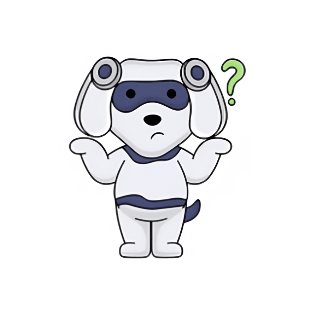 Confused StudyFetch Mascot